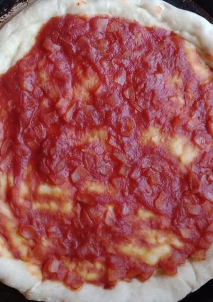 Una foto de Masa para pizza