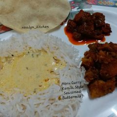 A picture of Moru Curry (Kerala Style Seasoned Buttermilk).