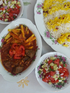 عکسی از دستور قیمه کته