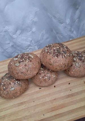 Una foto de Pancitos 100% integrales saborizados 🍞🌾