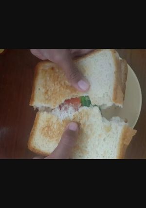 Foto resep 1. Roti bakar rainbow/toast rainbow mozarella chesee