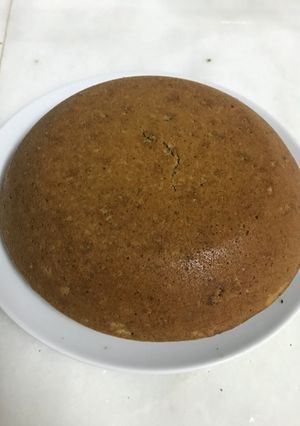 صورة لوصفة كيكة الدخن بالتمر بدون بيض