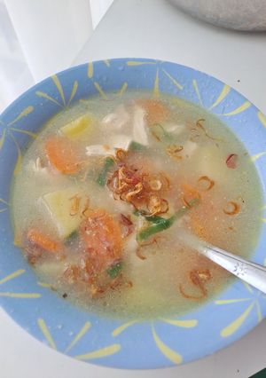 Foto resep Sup Ayam Lada ala Sop Ayam Khas Jamblang
