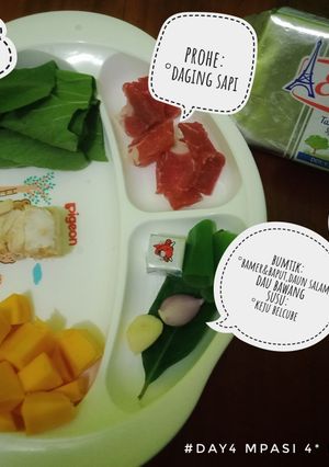 Foto resep Menu 4* mpasi baby giano