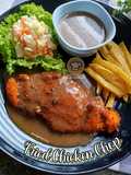 Fried Chicken Chop Ala Restoran Western