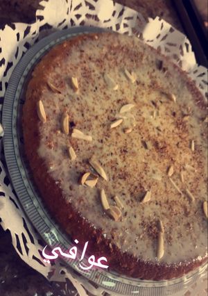 صورة لوصفة بسبوسة اللوتس السريعه بطريقة ام سلطان 🌹