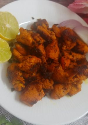 চিকেন ভুনা কাবাব (chiken bhuna kabab recipe in Bengali) রেসিপির প্রধান ছবি