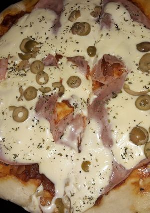 Una foto de Pizza casera