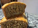 Budín de Banana y Avena sin gluten