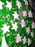 Green white China grass