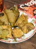 Therali Appam/ Steamed Banana-Rice Dumblings