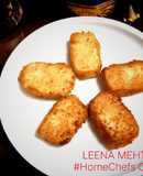 Leche Frita (Eggless Fried milk dessert)