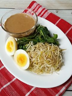 Foto resep Pecel Kangkung Tauge