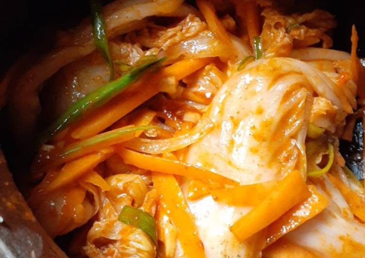 makanan Kimchi dg gochujang home made Anti Gagal