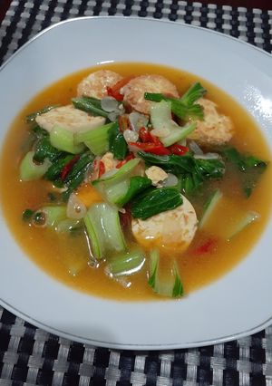 Foto resep Sayur sawi tafu