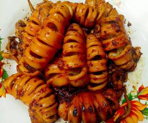 Resep Populer Cumi panggang madu Paling Enak Resep Populer Cumi panggang madu Paling Enak