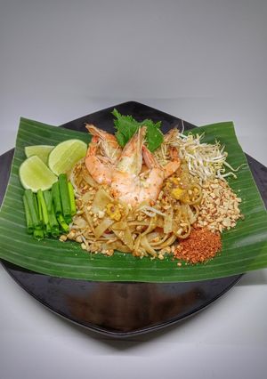 Foto resep Pad Thai With King Prawns