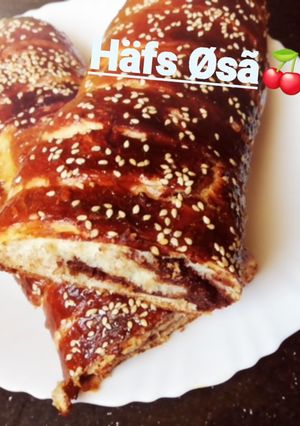 صورة لوصفة بريوش محشي بالشوكولا☕🥖