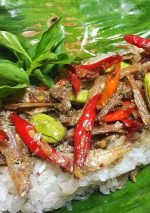 Foto resep Nasi Bakar Teri Shirataki | Konjac #lowcarb