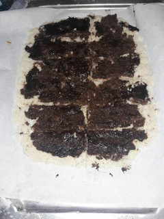 Una foto de Snack de coco y chocolate