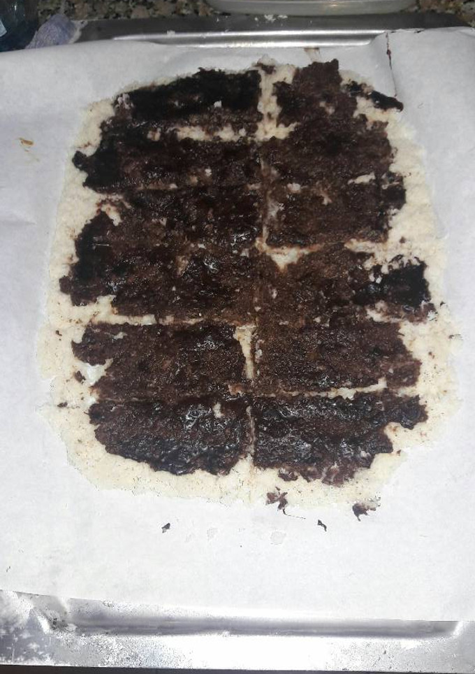 Una foto de Snack de coco y chocolate