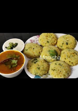 A picture of Soft And Spicy Rava Idli.
