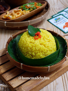Foto resep Nasi Kuning Harum Gurih #homemadebylita