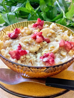 Una foto de Porridge de Avena en Microondas o en Cocina Convencional