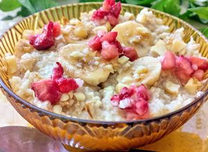 Una foto de Porridge de Avena en Microondas o en Cocina Convencional
