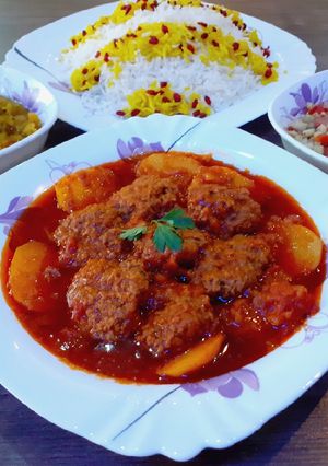 عکسی از دستور کباب دیگی با عطر دارچین