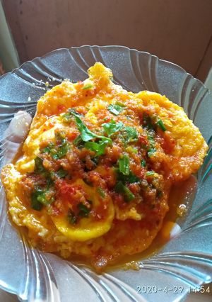 Foto resep Telur ceplok balado