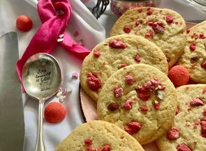 Une photo de Cookies à la praline rose