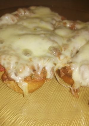 Una foto de Tostada pizza