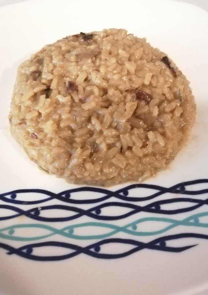Una foto de Risotto de setas campestre