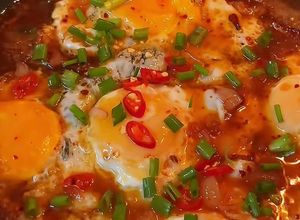 Hình của món Trứng Rim Nước Mắm.