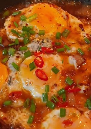 Hình của món Trứng Rim Nước Mắm.