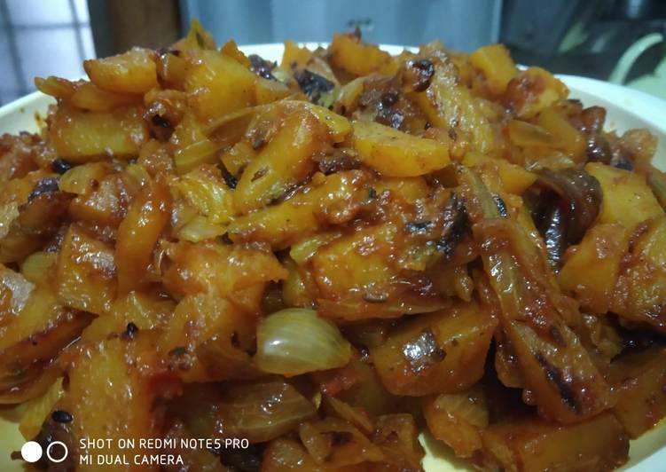 Recipe of Quick Pumpkin bhaji