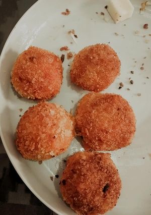 Foto resep Bola Ubi isi Keju