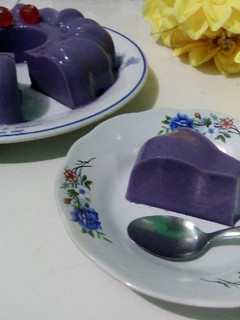 Foto resep Puding Ubi Ungu Santan