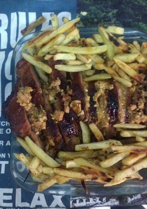 Una foto de Carne mechada al horno