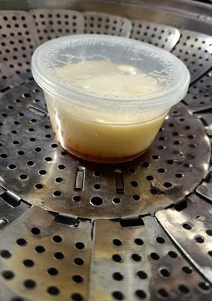 Hình của món Bánh flan trứng sữa.