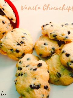 Foto resep Vanilla Chocochips Raisin Cookies