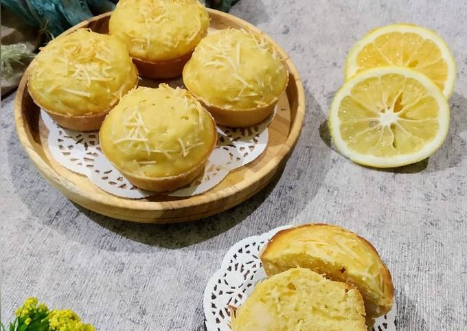 Lemon Cheese Muffin foto resep utama