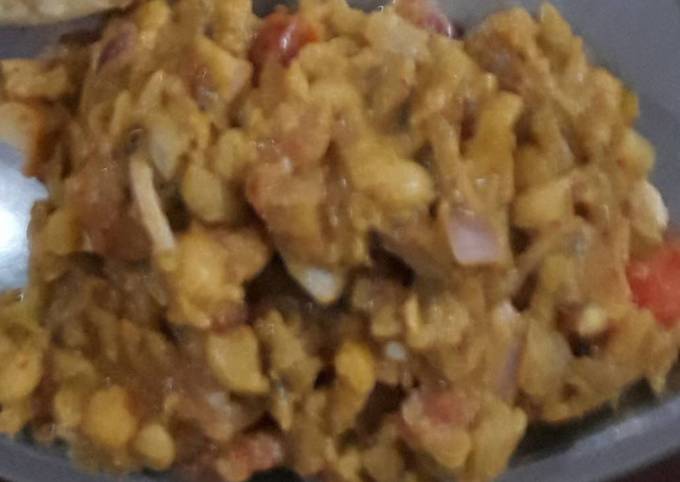 White Matar Chole (Street Food) Recipe