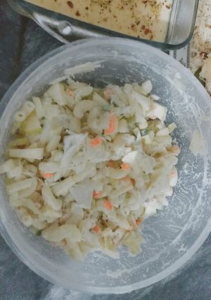 A picture of Russian salad.