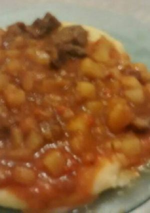 Una foto de Polenta cremosa