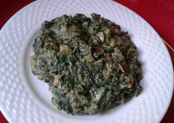 Creamy spinach