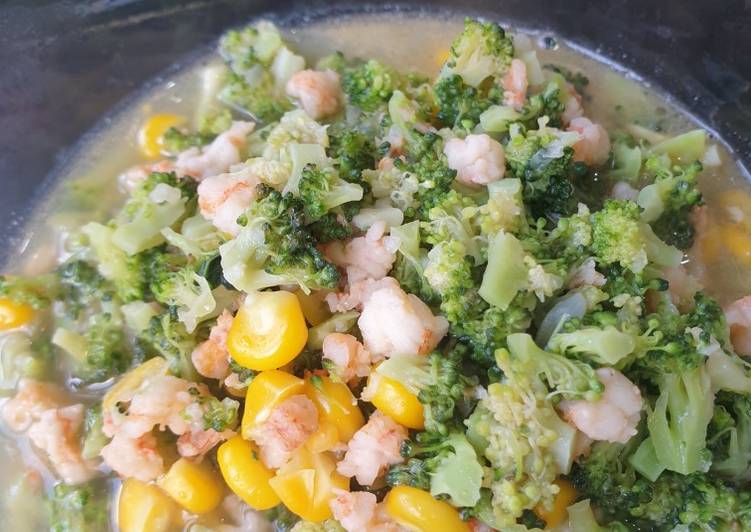 Resep Brokoli Kuah Udang MPASI/Baby Menu Anti Gagal