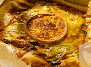 Foto principal de Quiche espinacas y Rulo de Cabra Sencilla