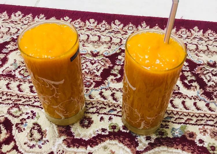 Step-by-Step Guide to Prepare Homemade # Fresh mango juice #